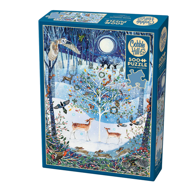 Cobble Hill 500pc Winter Woodland 45009