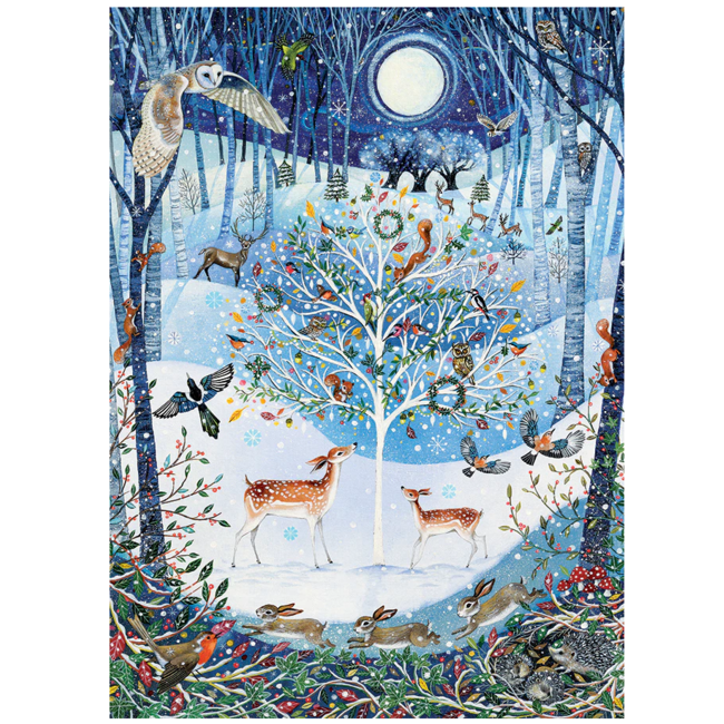 Cobble Hill 500pc Winter Woodland 45009