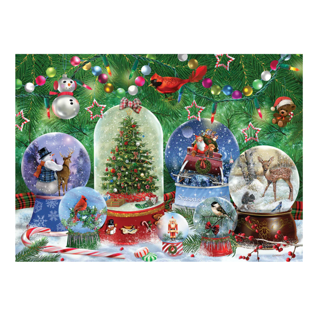 Cobble Hill 500pc Snow Globes 45077