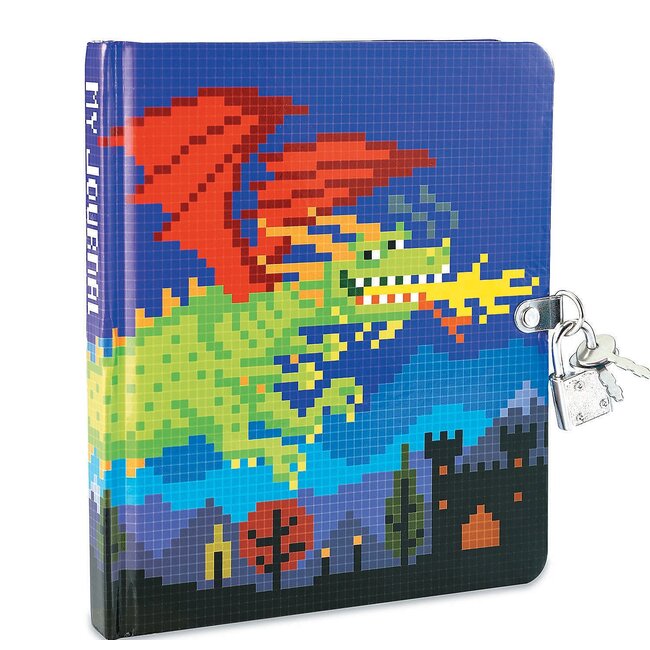 PK Pixel Dragon Lock and Key Diary #6004