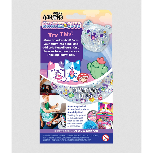 Crazy Aarons Thinking Putty 4in - Kawaii Cute