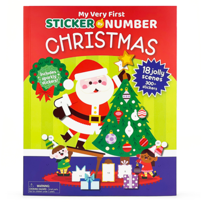 My Very First Sticker by Number CHRISTMAS Book