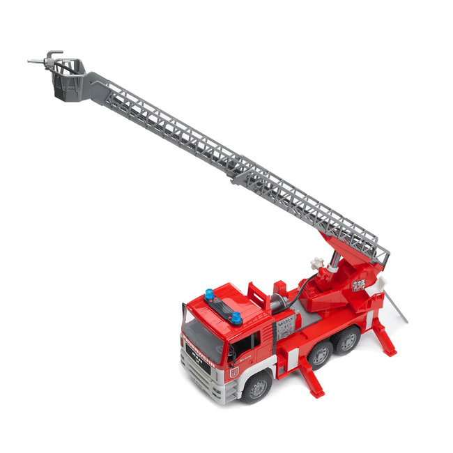 Bruder 02771 MAN TGA Fire Ladder Engine with Water Pump & Light/Sound Mod.