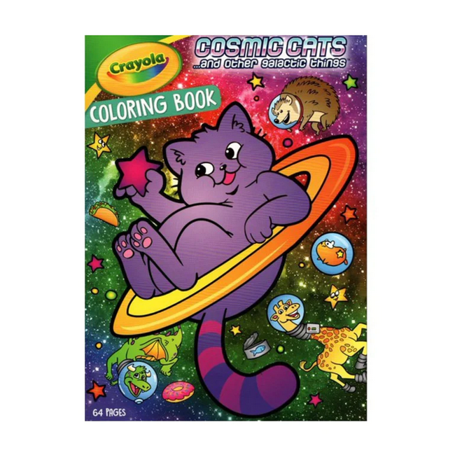 Crayola Cosmic Cats & Uni-Creature Colouring Books