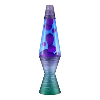 Lava Lamp - 14.5''Ceramic Dip - Purple/Blue