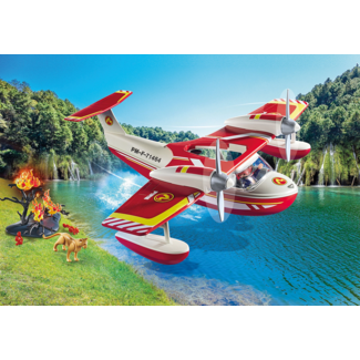 Playmobil Act!on Heroes Firefighting Seaplane 71463