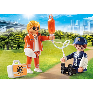 Playmobil DuoPack Doctor and Police Officer 70823