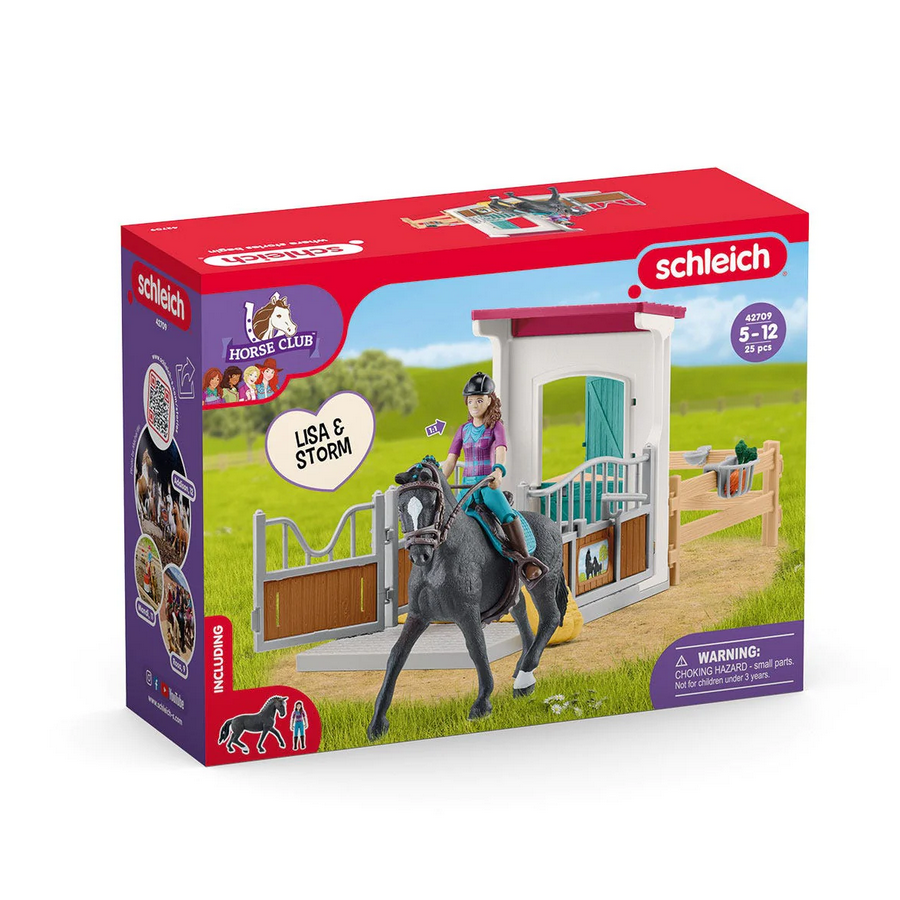 Schleich Horse Club Horse Box with Lisa and Storm 42709 - Kaos Kids