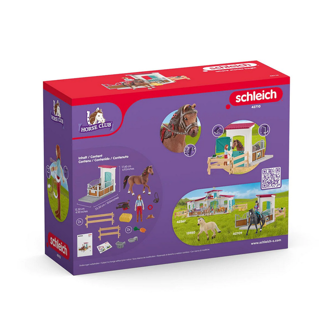 Schleich Horse Club -- Horse Box with Hannah & Cayenne  42710