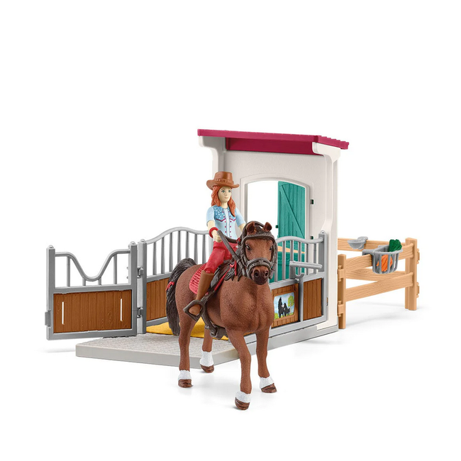 Schleich Horse Club -- Horse Box with Hannah & Cayenne  42710