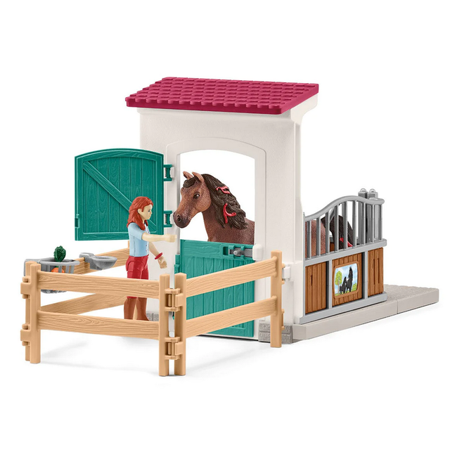 Schleich Horse Club -- Horse Box with Hannah & Cayenne  42710