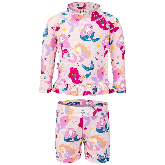 Jan & Jul UV Suit 2-pc - Pink Mermaid UV2-PMR