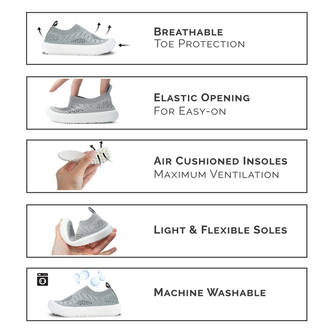 Jan & Jul Breeze Knit Shoes - Driftwood SKB-DRW