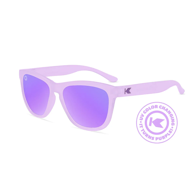 Knockaround Kids Sunglasses -Grape Jelly -  UV Colour Change Polarized