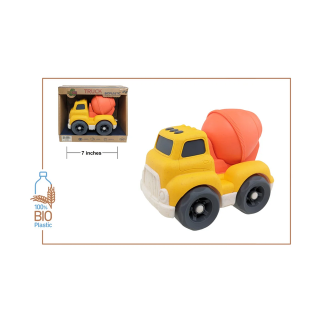 CLS 7" Wheat Straw Bioplastic Concrete Truck 14540