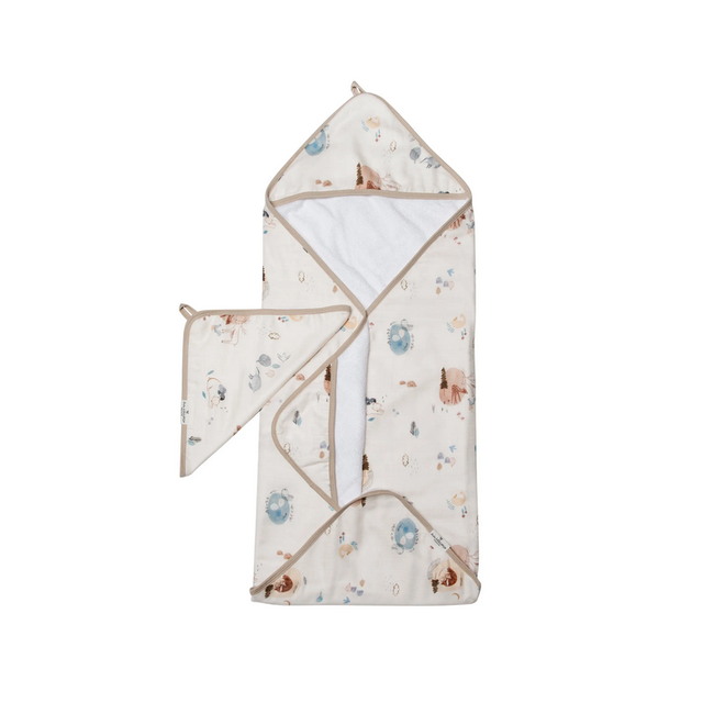 Loulou Lollipop Loulou Lollipop - Hooded Towel Set