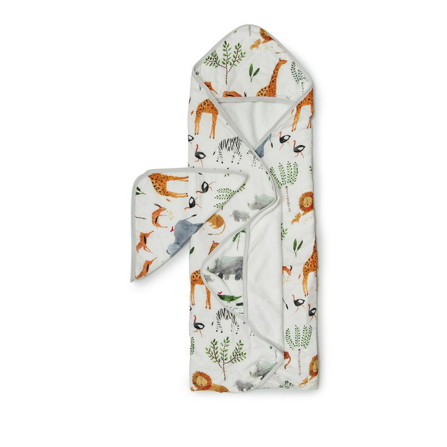 Loulou Lollipop Loulou Lollipop - Hooded Towel Set