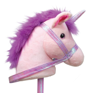 Starlight Unicorn on Stick -Light up Horn ride On SLU