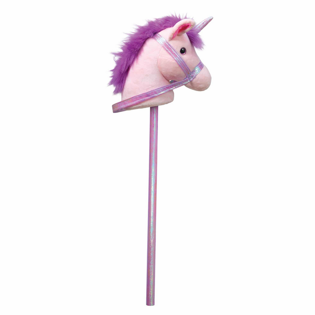 Starlight Unicorn on Stick -Light up Horn ride On SLU