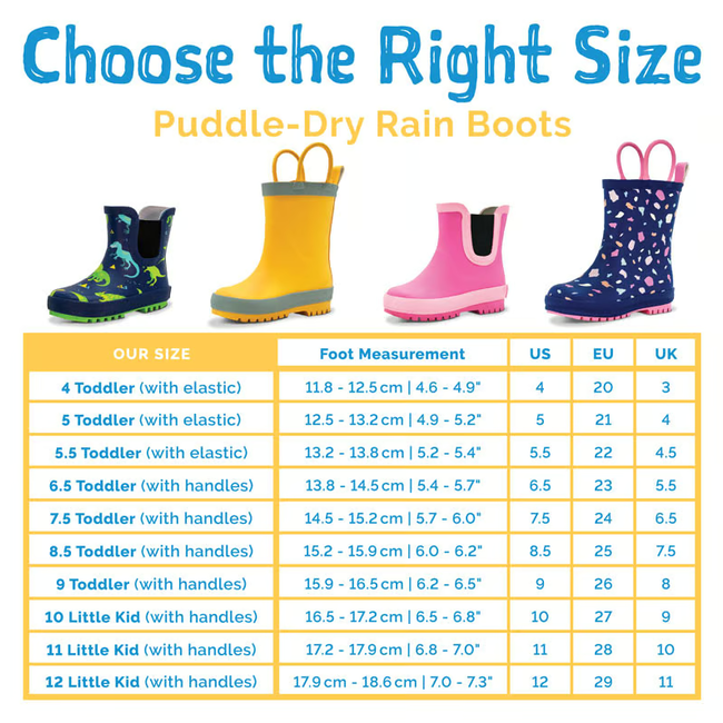 Jan & Jul Bear Puddle-Dry Rain Boots