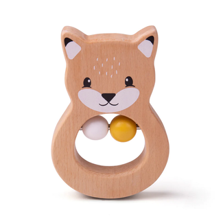 BigJigs Wooden Fox Rattle 32008