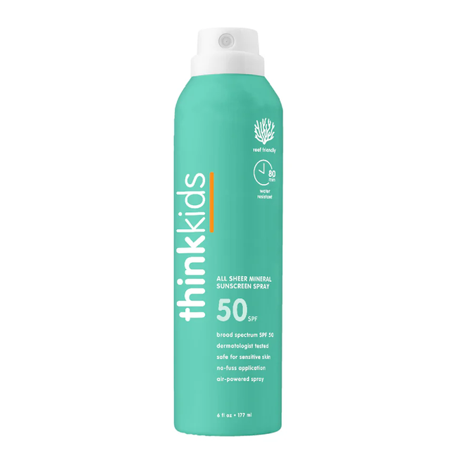 ThinkKids Sheer Mineral Sunscreen Spray SPF50