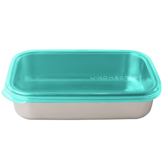 Fenigo U-Konserve S/S Container w/ Silicone Lid 25oz Island Teal