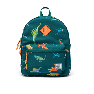 Herschel Heritage Youth Backpack Aventurine Watercolour Dinos (New Sizing)