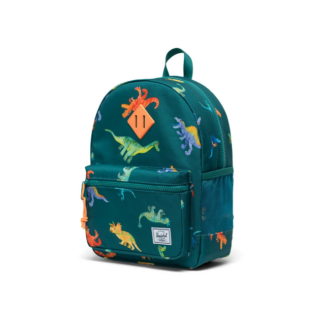 Herschel Heritage Youth Backpack Aventurine Watercolour Dinos (New Sizing)