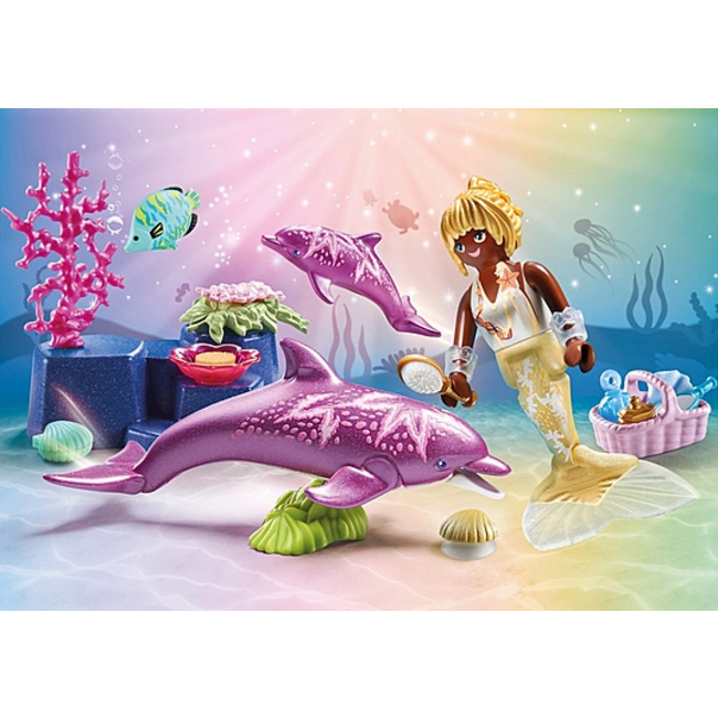 Playmobil Princess Magic - Mermaid with Dolphins 71501