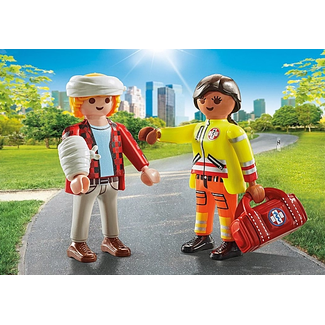 Playmobil Duo Pack Paramedic with Patient 71506
