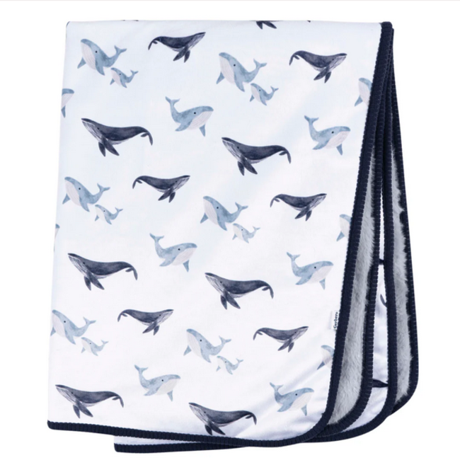 Gerber Plush Blanket - Coastal Calm