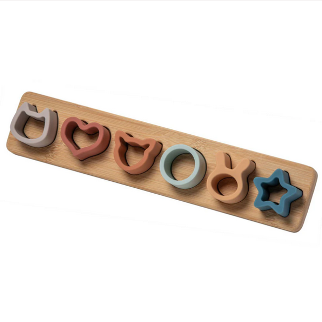 Mary Meyer Simply Silicone Bamboo 6 Piece Sorter