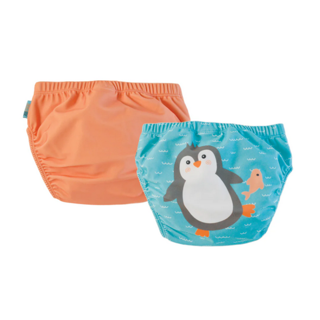 Zoocchini - Swim Diaper 2 pc set Penguin