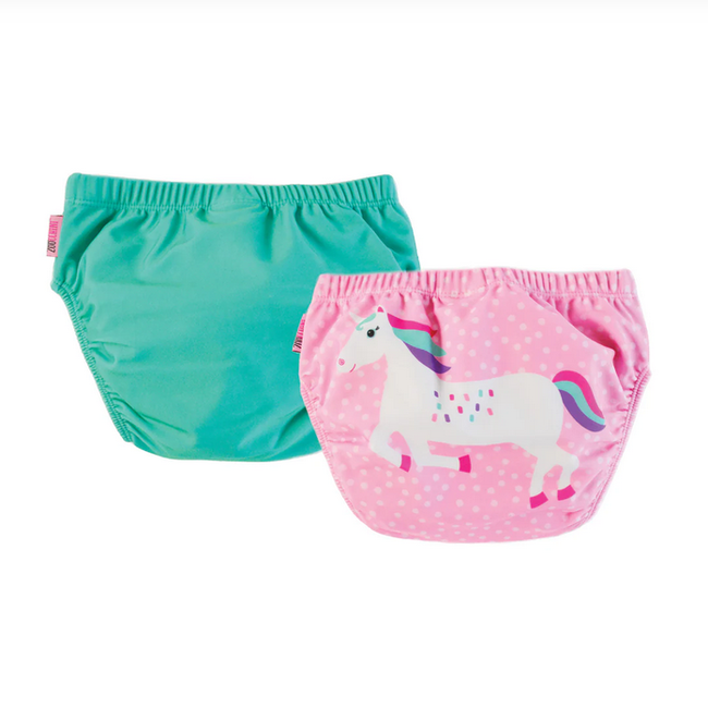 Zoocchini - Swim Diaper 2 pc set  Unicorn