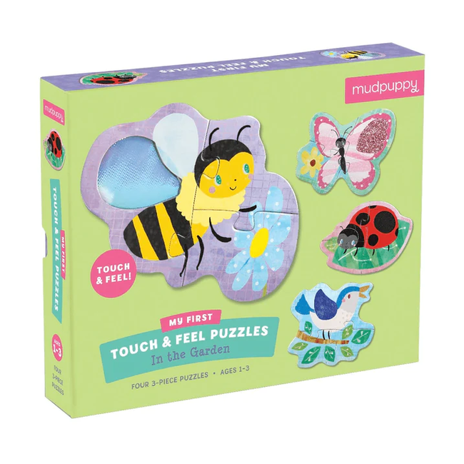 Mudpuppy Touch & Feel Puzzles - In the Garden