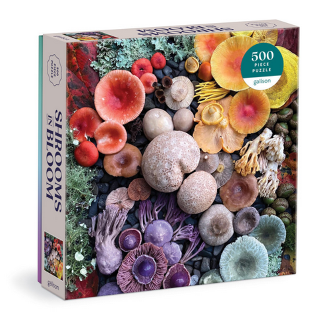 Galison 500pc Shrooms in Bloom Puzzle