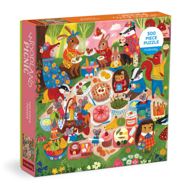 Galison 500pc Woodland Picnic Puzzle