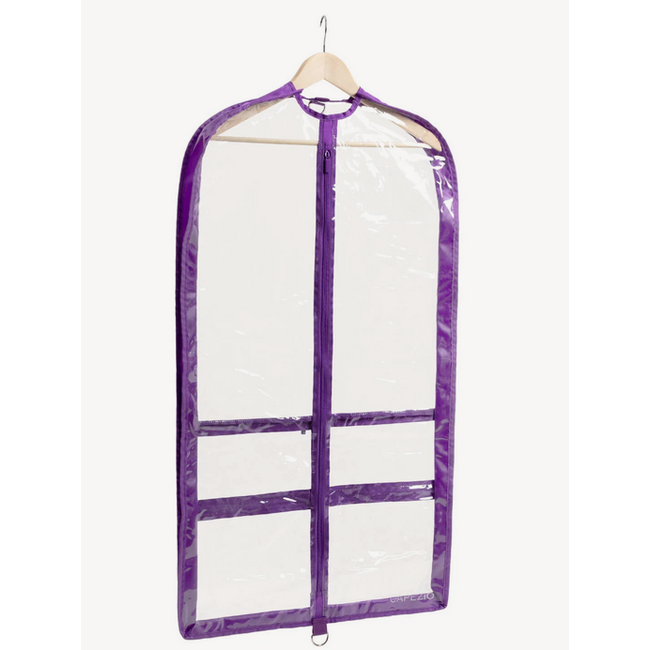Capezio Capezio  B305 Clear Garment Bag Purple