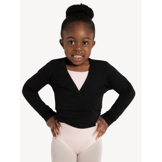 Capezio Wrap Top Black CC850C