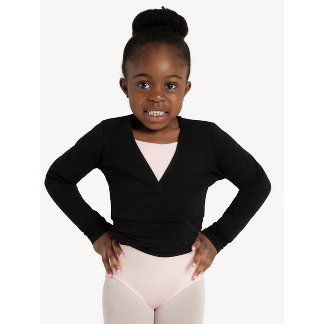 Capezio Wrap Top Black CC850C