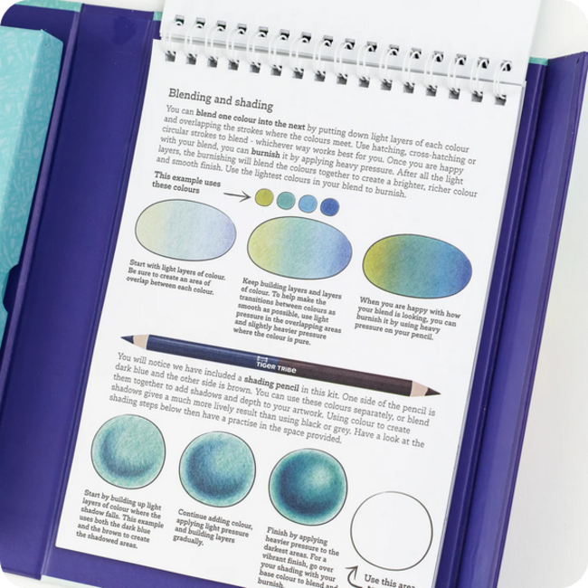 Tiger Tribe Tiger Tribe Pencil Art - Metallic Blend & Shade