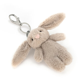 Jellycat Jellycat- Bag Charm Bashful Bunny Beige