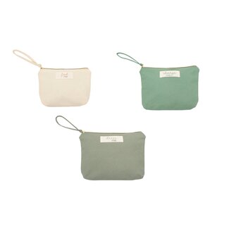 Pearhead - 3pk Feed, Change, and Dress Travel Pouches