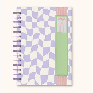 Studio Oh Studio Oh! Purple Notebook W/Pen Pocket