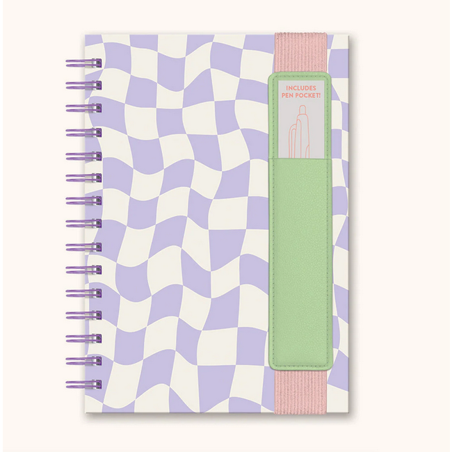 Studio Oh Studio Oh! Purple Notebook W/Pen Pocket