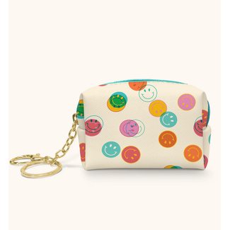 Studio Oh Studio Oh! Key Chain Pouch - Smiley Trails