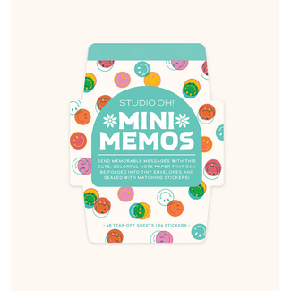 Studio Oh Studio Oh! Mini Memos w/Stickers - Happy Vibes