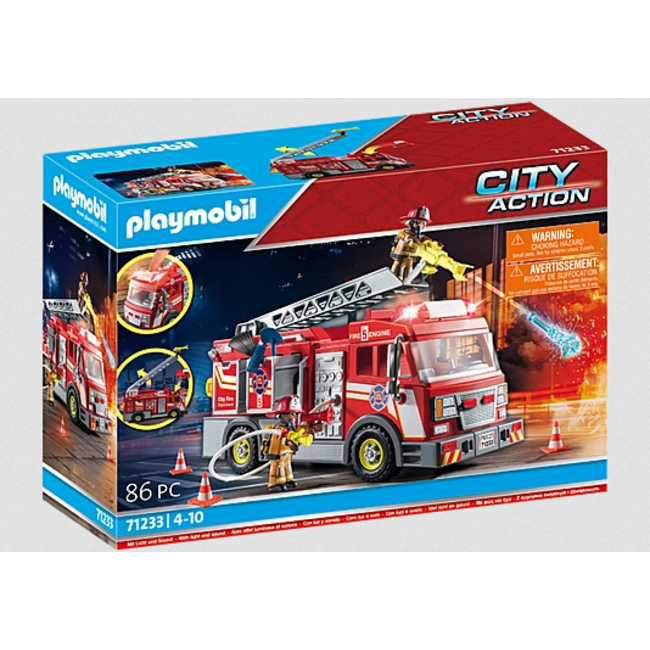 Playmobil City Action - Fire Truck with Flashing Lights 71233