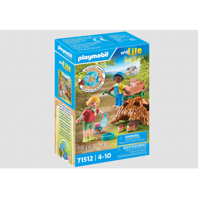 Playmobil myLife - Children with Hedgehog Family 71512